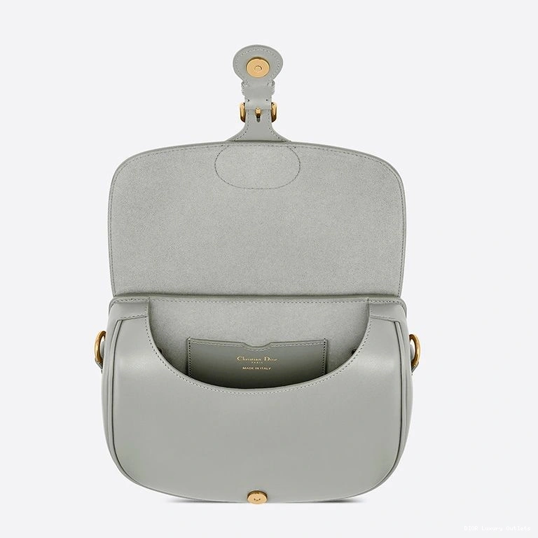 Cheap Box Grey Medium Bag Calfskin Bobby Dior 0724 Luxury